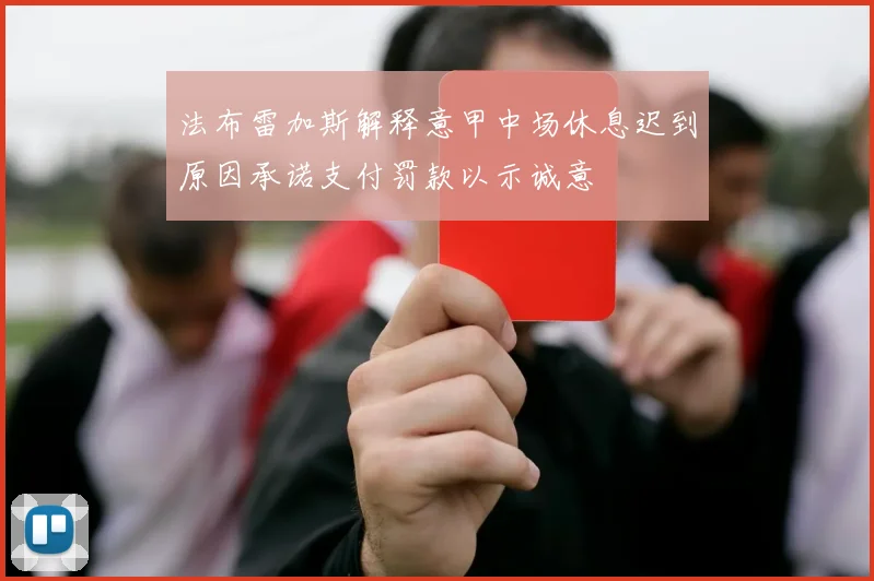 法布雷加斯解释意甲中场休息迟到原因承诺支付罚款以示诚意